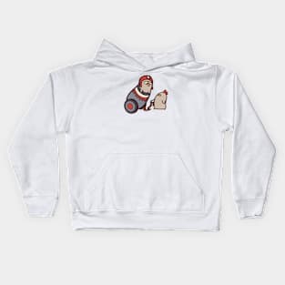 Chickens Can Fly Kids Hoodie